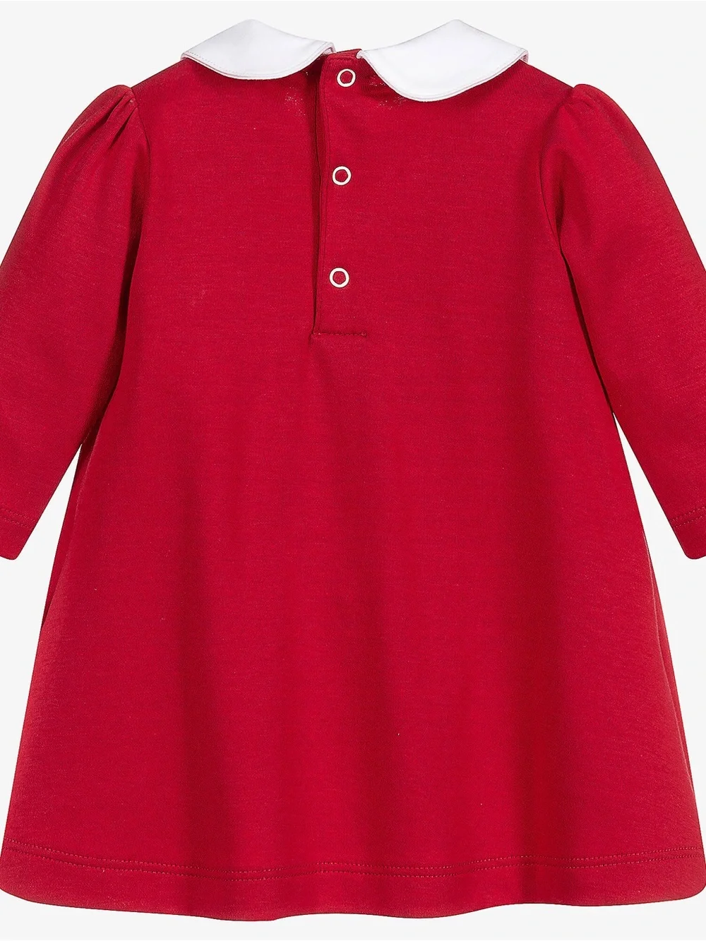 Kissy Kissy Baby Red Smocked Festive Dress Size 12-18 Months EUC Like New